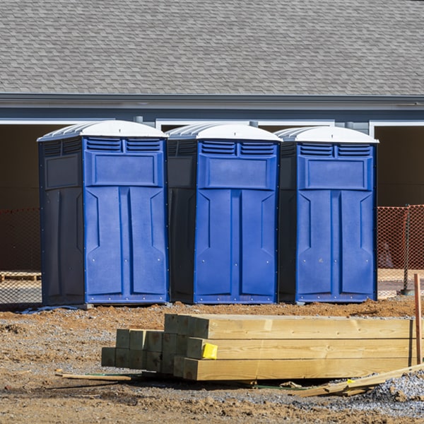 are there any restrictions on where i can place the porta potties during my rental period in Tilden Illinois